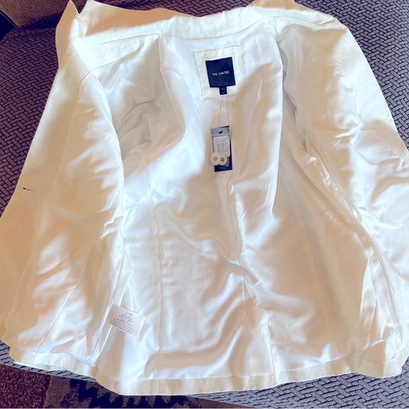 White blazer NWT The Limited Large - Picture 7 of 7